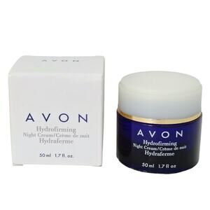 Avon Hydrofirming Night Cream Face Neck 1.7 oz. Anti Aging NEW Discontinued NOS